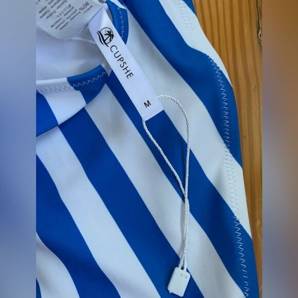 Cupshe Blue Striped Bikini Bottom - Picture 5 of 6